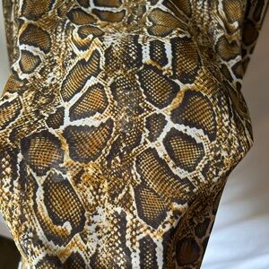 MM Couture snake skin print dress, size M